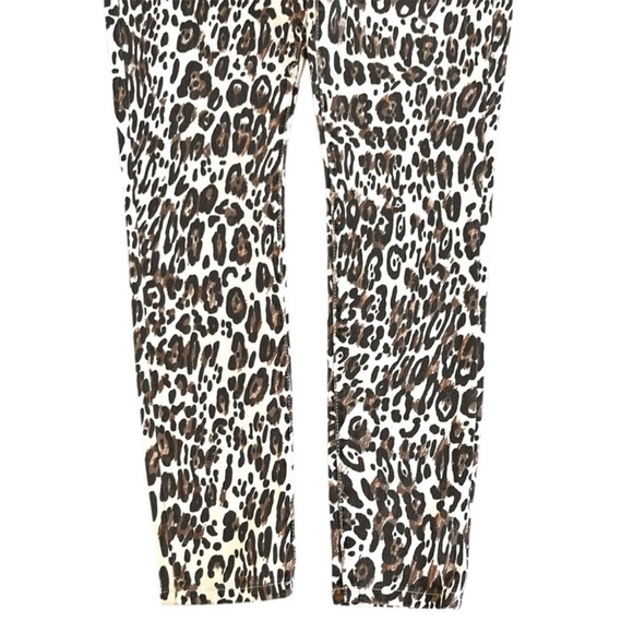 Like New Joe's Jeans The Charlie High Rise Skinny Ankle Animal Print Size 27 - Picture 5 of 9